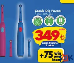 ÇOCUK DİŞ FIRÇASI fiyat ve kampanya bilgisi